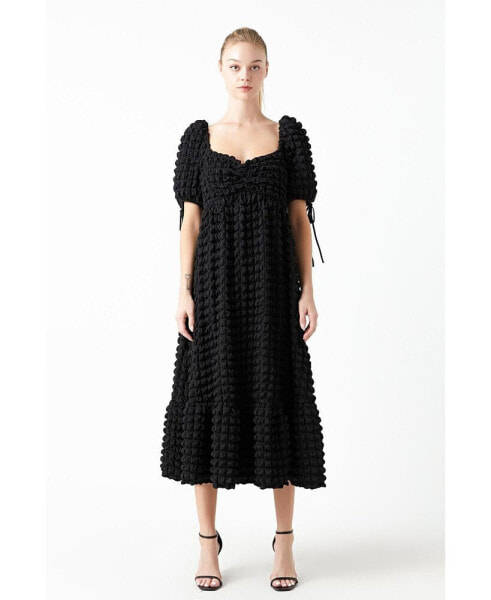 Women's Textured Maxi Dress