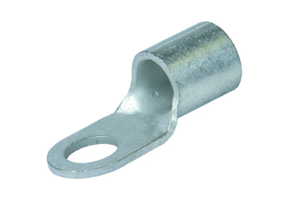 Intercable ICQ1010 - Tubular ring lug - Straight - Silver - 10 mm² - M10 - 100 pc(s)