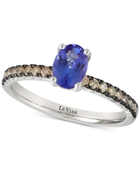 Кольцо Le Vian Blueberry Tanzanite in 14k White Gold