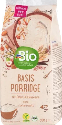 Porridge, Basis mit Dinkel & Flohsamen, 500 g