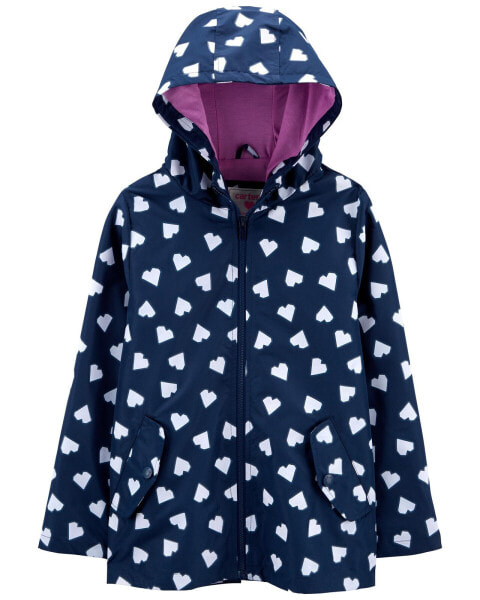 Kid Heart Color-Changing Rain Jacket 5