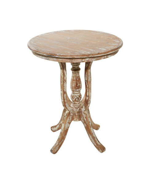 Chinese Fir Farmhouse Accent Table