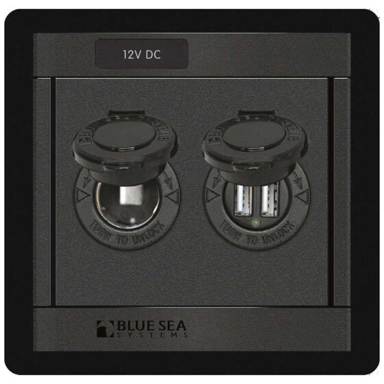 BLUE SEA SYSTEMS 12V DC Socket And Dual USB Charger