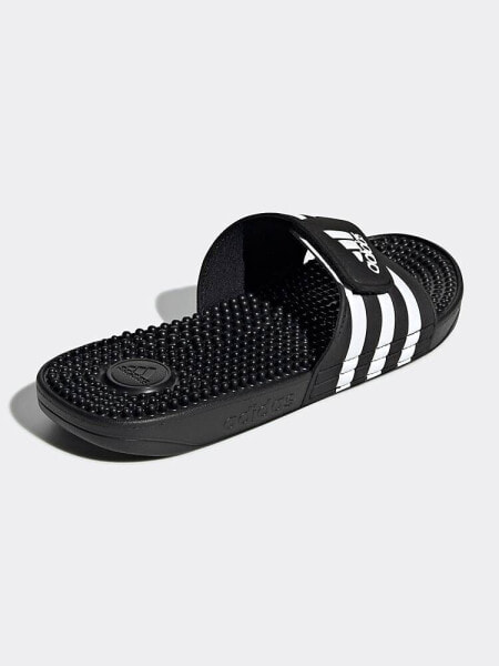 adidas sportswear Adissage sliders in black and white