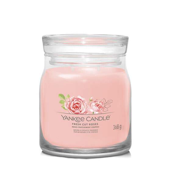 Aromatic candle Signature glass medium Fresh Cut Rose s 368 g