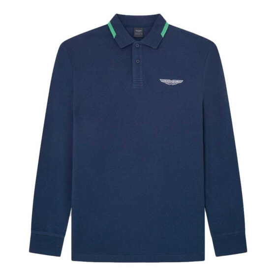 HACKETT Am Tipped long sleeve polo