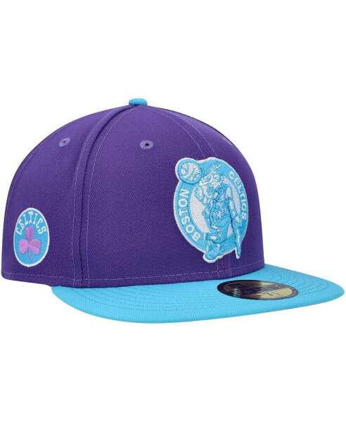 Men's Purple Boston Celtics Vice 59FIFTY Fitted Hat