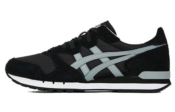 Onitsuka Tiger鬼冢虎 Alvarado 复古 低帮 跑步鞋 男女同款 黑色 / Кроссовки Onitsuka Tiger Alvarado D845L-001