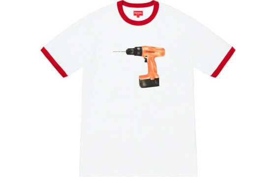 Supreme SS19 Drill Ringer T SUP-SS19-658 Shirt