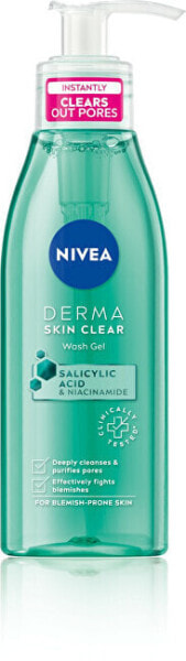 Гель для очищения кожи Derma Skin Clear (Моющий Гель) 150 мл Нivea