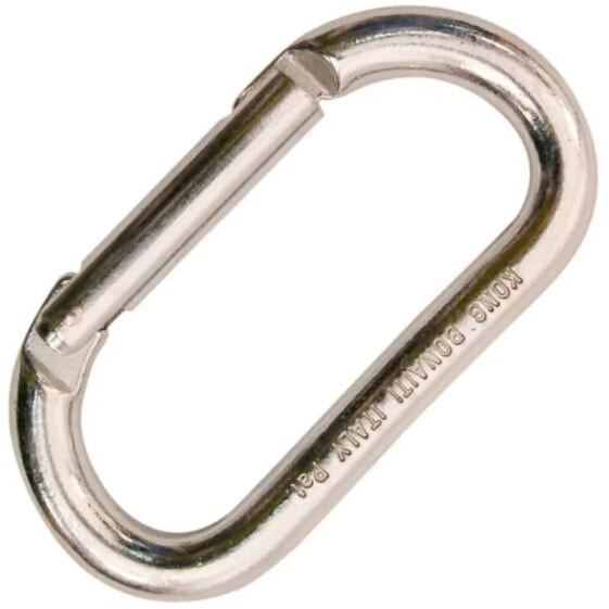 Алюминиевый альпинистский карабин KONG ITALY Oval Alu Straight Gate Snap Hook