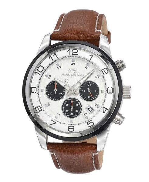 Men's Arthur Genuine Leather Band Watch 1091FARL