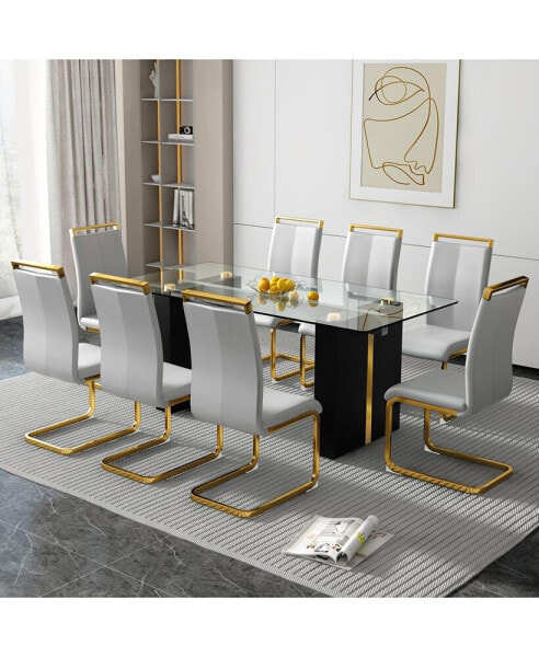 Ultra Modern Extendable Dining & Display Table with Mid-Century Style