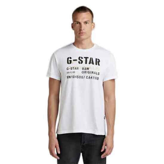 G-STAR Stencil Originals Short Sleeve Crew Neck T-Shirt