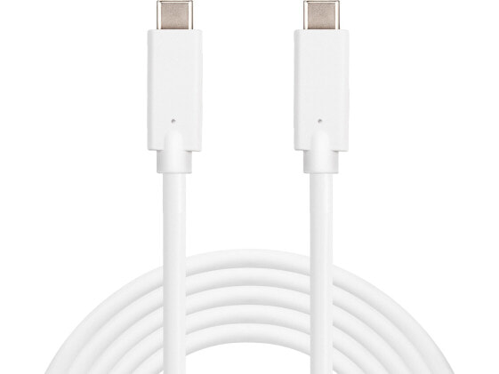 SANDBERG USB-C Charge Cable 2M - 65W - 2 m - USB C - USB C - Male/Male - White