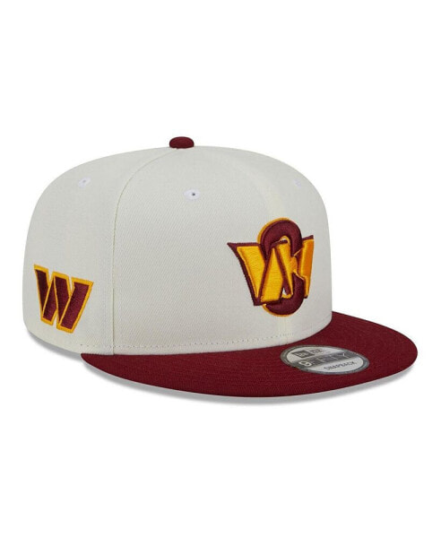 Men's Cream, Burgundy Washington Commanders City Originals 9FIFTY Snapback Hat