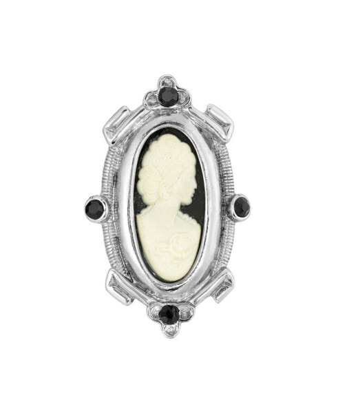 Брошь 2028 silver-Tone Cameo Pin