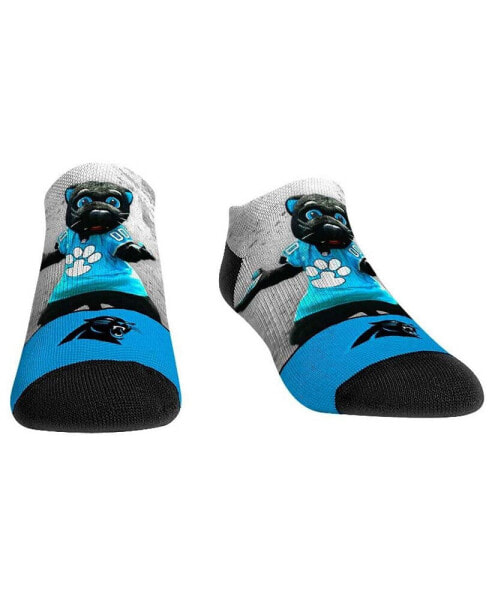 Men's and Women's Socks Carolina Panthers Mascot Walkout Low Cut Socks