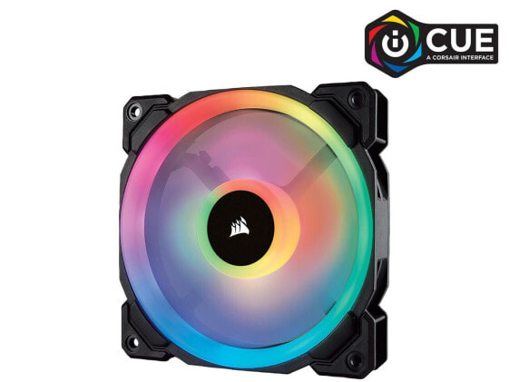 Corsair LL Series CO-9050071-WW LL120 RGB, 120mm Dual Light Loop RGB LED PWM Fan