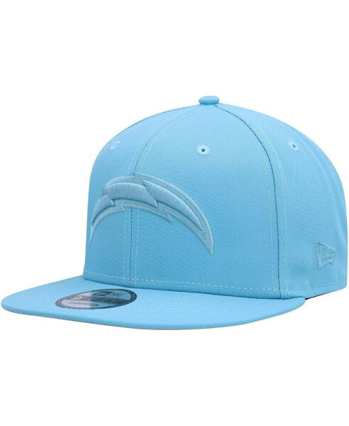 Men's Aqua Los Angeles Chargers Color Pack 9Fifty Snapback Hat