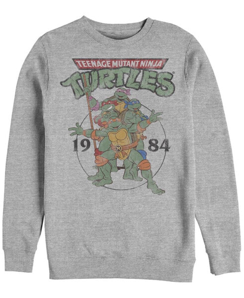 Men's Teenage Mutant Ninja Turtles Group Elite Crew Fleece Pullover T-shirt