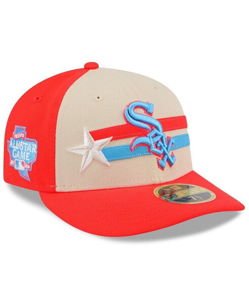 Men's Tan/Coral Chicago White Sox 2024 MLB All-Star Game Low Profile 59FIFTY Fitted Hat