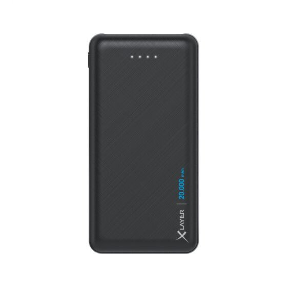 Xlayer 217283 - Black - Mobile phone/Smartphone,Tablet - Lithium Polymer (LiPo) - 20000 mAh - USB - 5 V