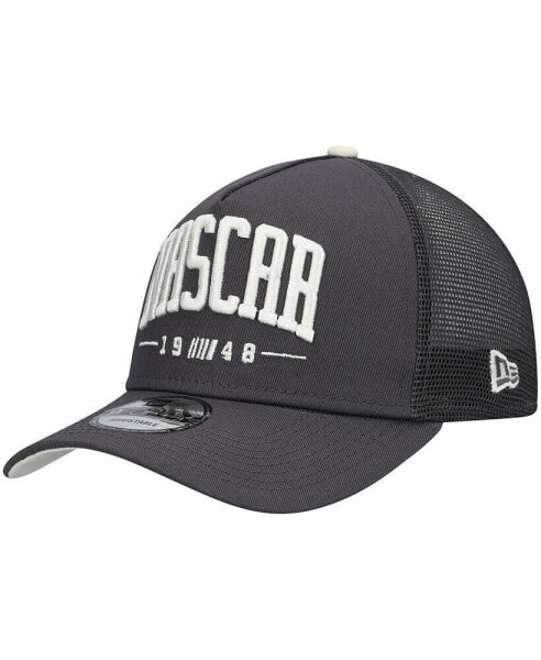 Men's Gray NASCAR A-Frame 9FORTY Snapback Hat