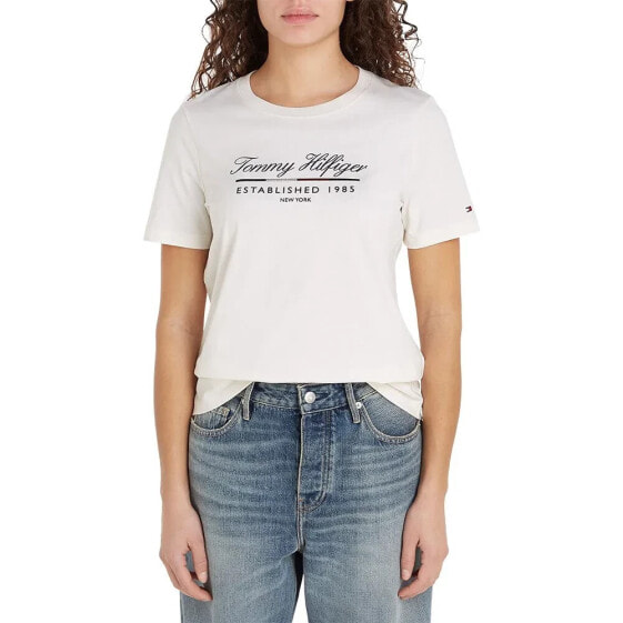 TOMMY HILFIGER Reg Script Graphic short sleeve T-shirt