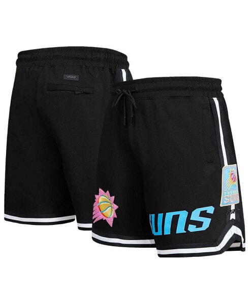 Men's Black Phoenix Suns Washed Neon Shorts