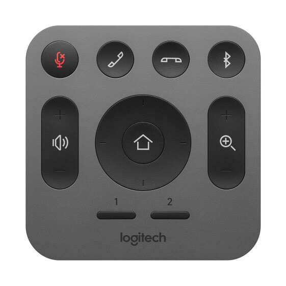 Logitech MeetUp - Webcam - RF Wireless - Press buttons - Grey