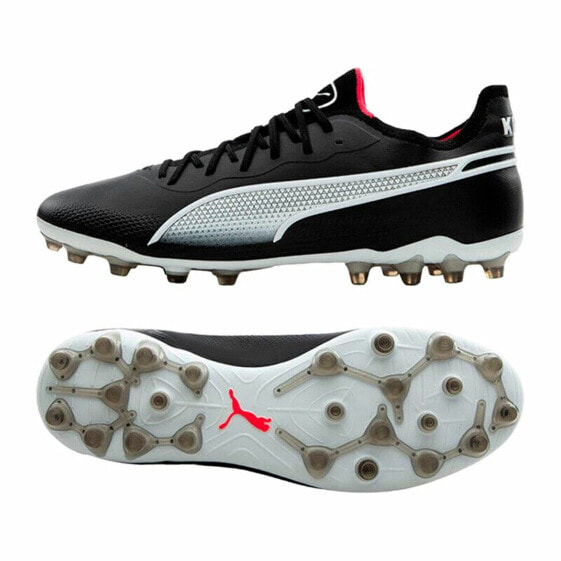 Взрослые футбольные бутсы Puma KING ULTIMATE MG Белый Чёрный