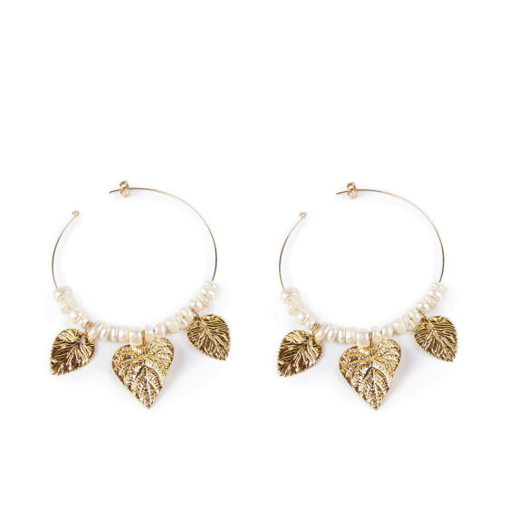 CROWN 4CM earrings #gold glitter 1 u