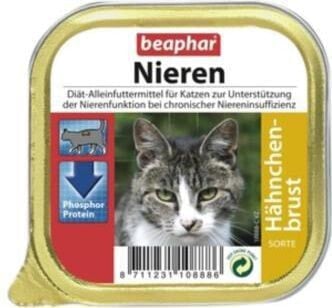 Влажный корм для кошек Beaphar Nieren, для поддержания здоровья почек, 100 г