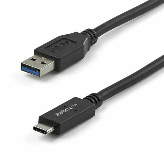 Кабель USB A — USB C Startech USB31AC1M Чёрный