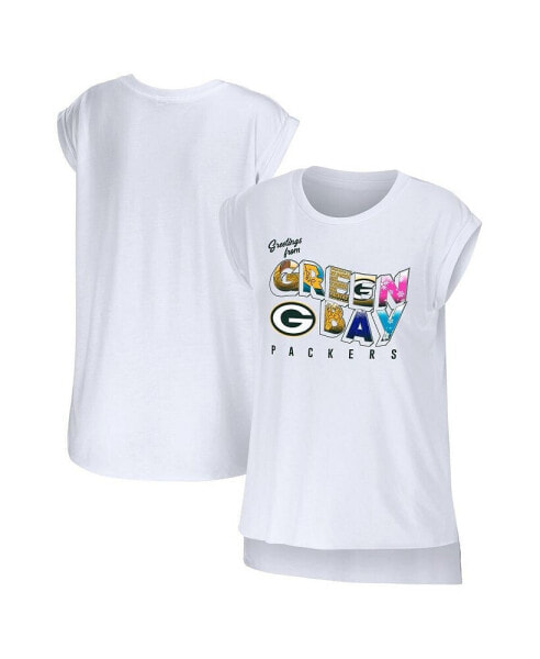 Майка WEAR by Erin Andrews Green Bay Packers Muscle