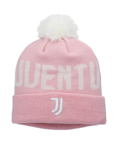 Шапка с пом-поном Fan Ink мужская розовая Juventus Pixel Neon