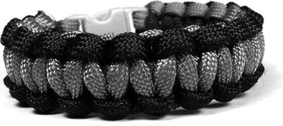 Paracord Solomon Black-Gray bracelet with reflective threads