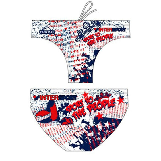 TURBO Crown Letters Swimming Brief