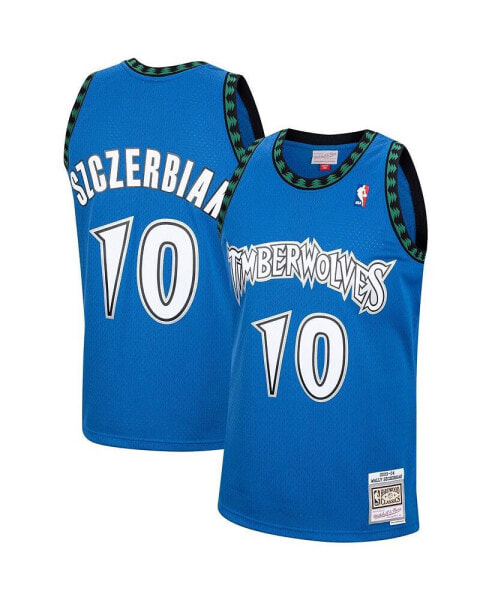 Men's Wally Szczerbiak Blue Minnesota Timberwolves 2001/02 Hardwood Classics Swingman Jersey