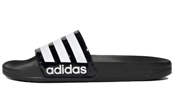 Спортивные тапочки Adidas Adilette Shower Slides черные для женщин