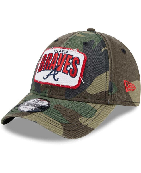 Men's Camo Atlanta Braves Gameday 9FORTY Adjustable Hat