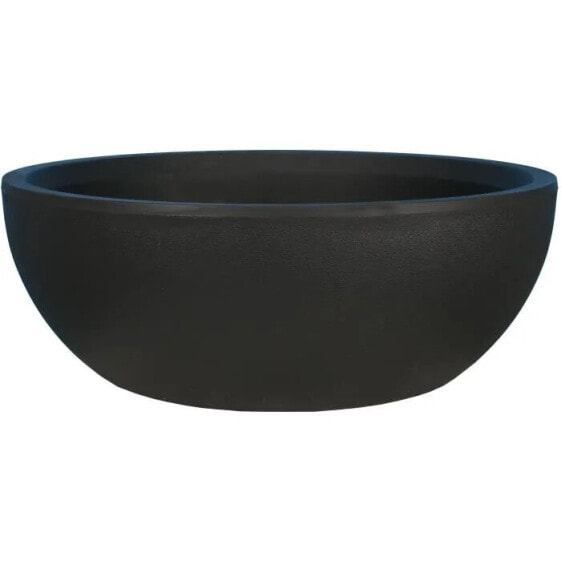 Горшок Riviera Blumentopfschneider Granit D40 schwarz