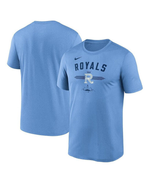 Men's Light Blue Kansas City Royals City Connect Legend Performance T-Shirt