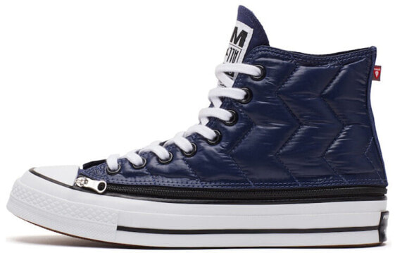 Кеды Converse P.A.M. x 1970s 163949C, высокие, с застежкой-молнией, антискользящие, износостойкие, для мужчин и женщин, голубые