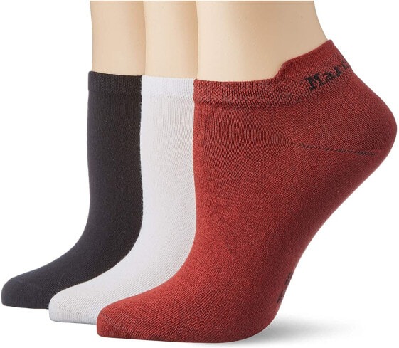 Marc O'Polo Women's Socks Short (Pack of 3) - Cotton Mix
