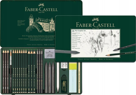 Faber-Castell FABER-CASTELL Set Pitt Graphite groß Metalletui