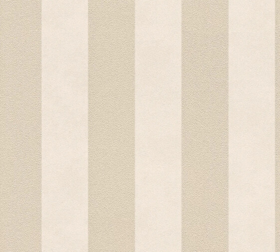 Streifentapete Beige Creme