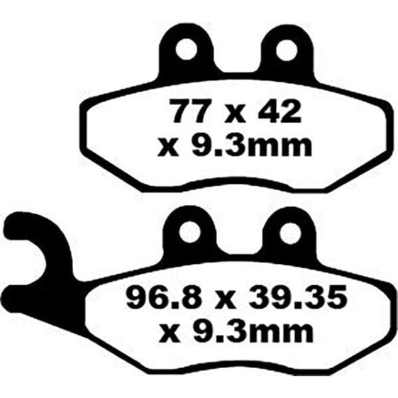 EBC SFA Series Organic SFA353 Brake Pads