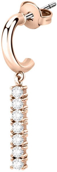 Bronze single earrings with pendant LPS02ARQ118